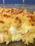 Cuadraditos de polenta con queso