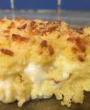 Cuadraditos de polenta con queso