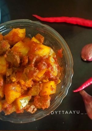 Foto resep Sambel goreng kentang ati sapi simple