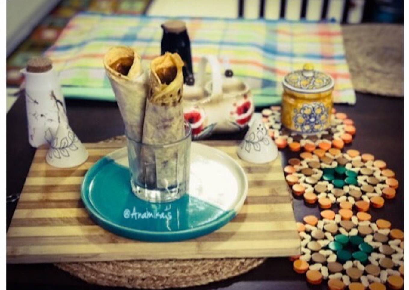 Chilli Chicken Chilli Mayonnaise Frankie/Egg Rolls