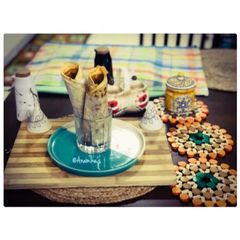 A picture of Chilli Chicken Chilli Mayonnaise Frankie/Egg Rolls 🌯.