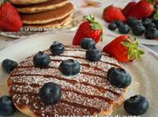 Una foto di pancake farina avena
