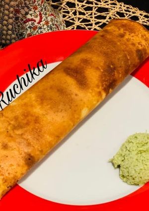 A picture of Moong dal cheesy Dosa.