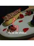 Churro con masa de choux