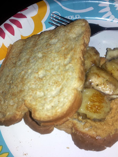 A picture of Peanut Butter & Banana Panini.