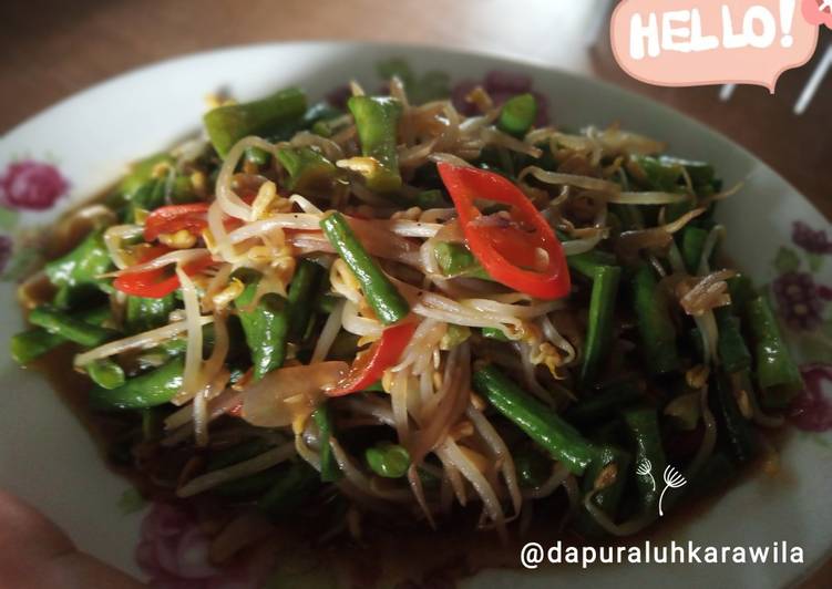 Tumis Toge Kacang Panjang