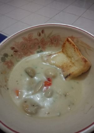 Foto resep Mushroom Cheesy Soup