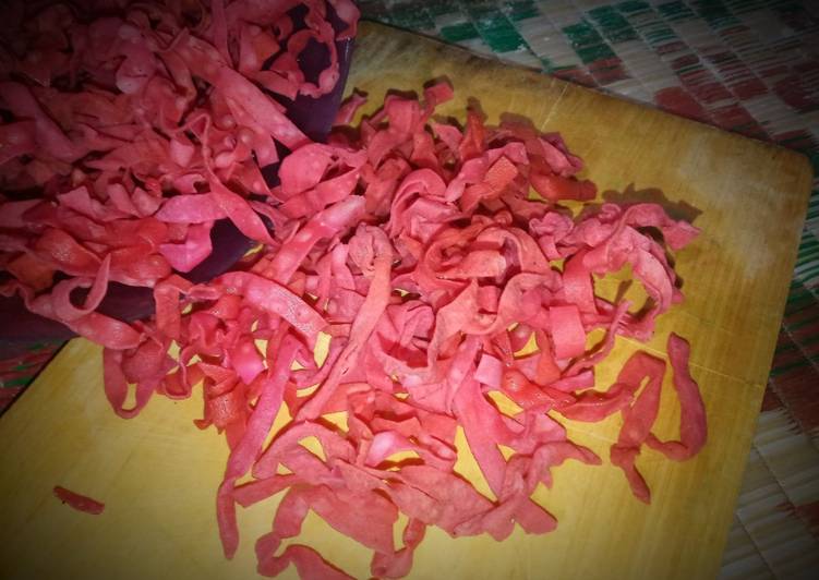 Resep Stik keju pink, Enak