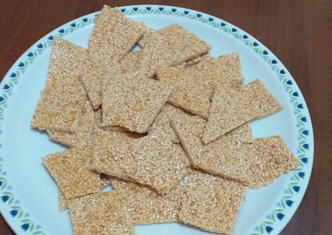 Ricetta Croccante Al Sesamo Di Lucia Tolfo Cookpad