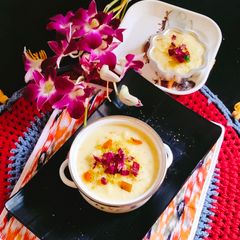 A picture of Shahi phirni.