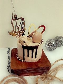 عکسی از دستور مینی کیک تولد نسکافه ای