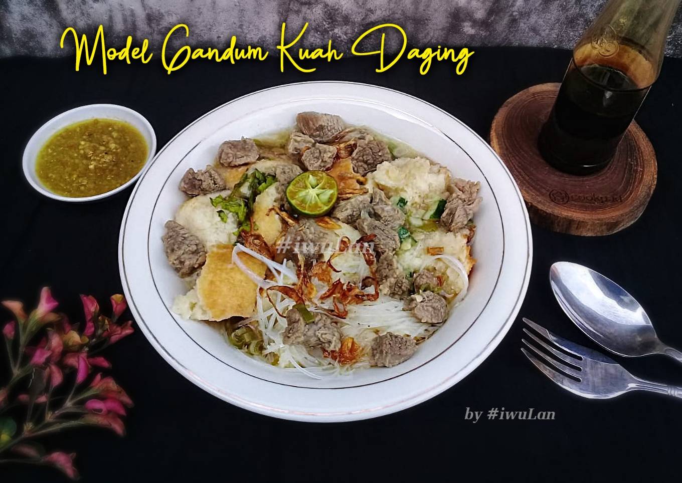Model Gandum Kuah Daging