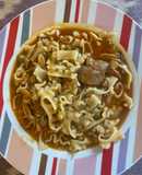 Sopa de Burballes arrissades a la mallorquina