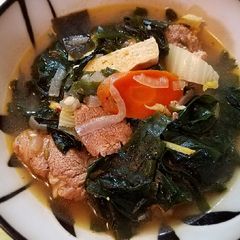 A picture of Seaweeds soup *Instant Pot Max*#mommasrecipes.