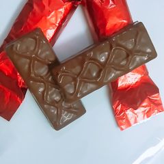 A picture of Homemade caramel chocolate.