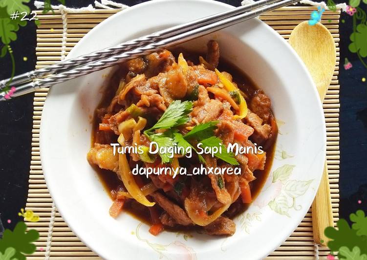 Tumis Daging Sapi Manis