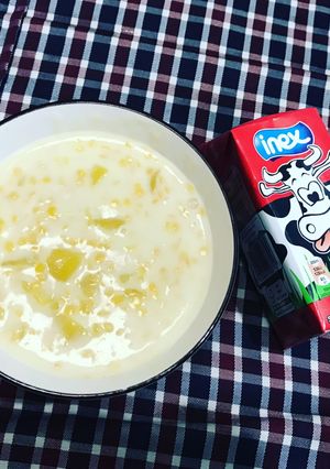 Hình của món Chè khoai đậu lăng đỏ cho bé 12m+.