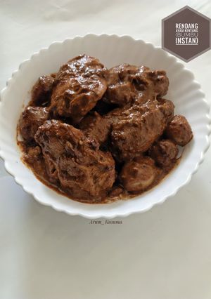Foto resep Rendang Ayam (Bumbu Instan)