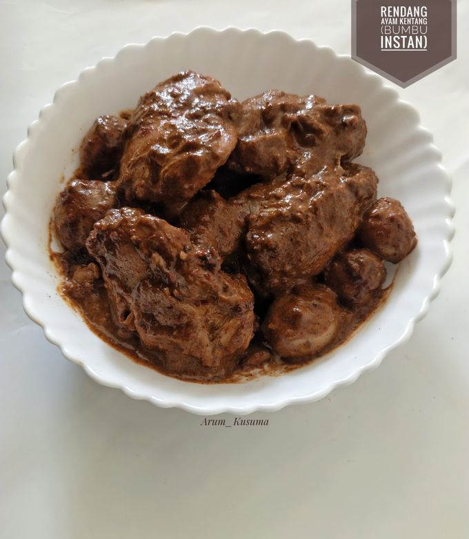 Foto resep Rendang Ayam (Bumbu Instan)