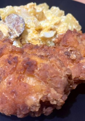 Filézett comb bundában recept fotója