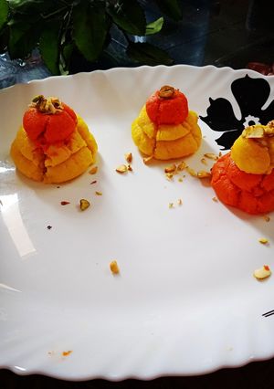 डिज़ाइनर पेड़े (designer pede recipe in Hindi) रेसिपी मुख्य फोटो