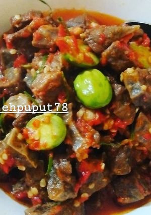Foto resep PARU Sapi Balado
