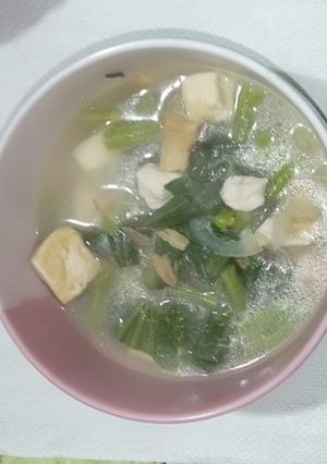 Foto resep Sup Ayam Sawi Daging