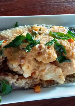 Foto resep Gurame telur asin