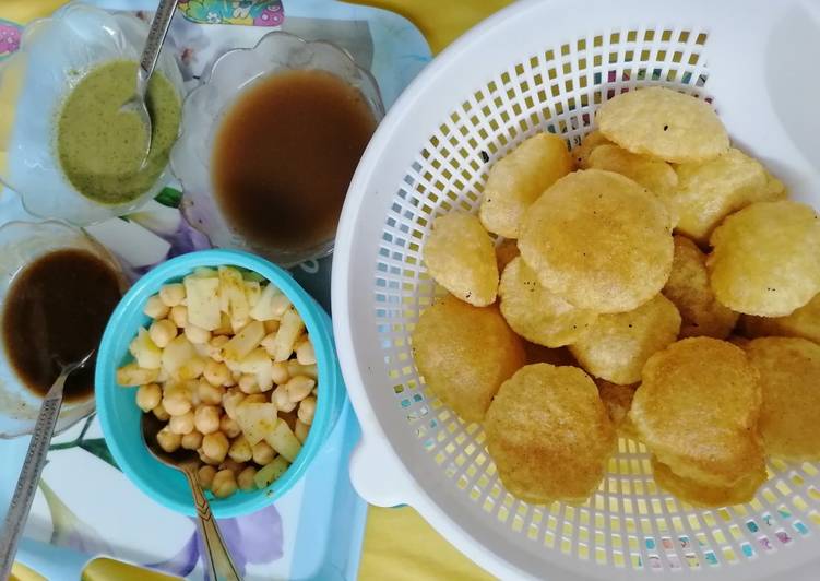 Recipe of Favorite Pani puri(golgappey)