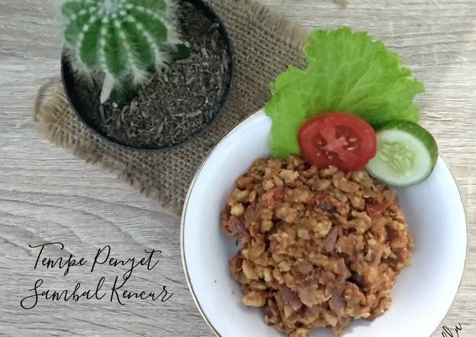 Tempe Penyet Sambal Kencur