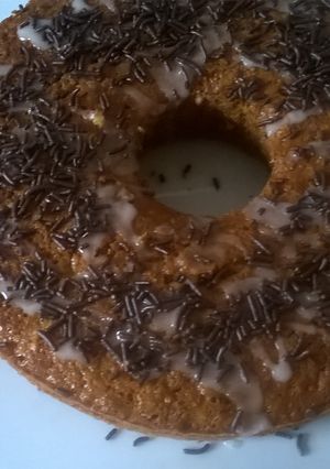 Una foto de Torta de zanahoria y naranja