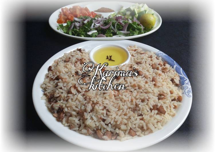 Garau Garau(rice and beans)