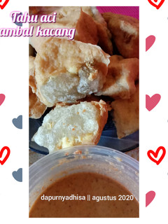 Foto resep Tahu Aci dengan sambal kacang