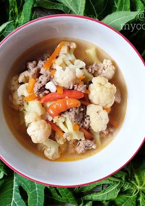 Foto resep Capcay Daging Giling Kuah