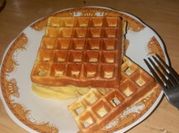 Gambar waffle crispy