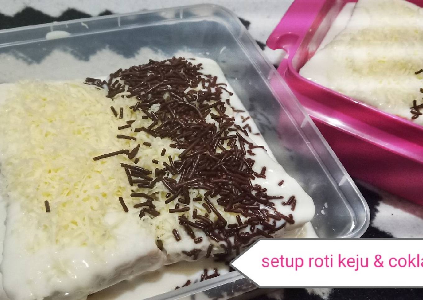 Setup roti keju & coklat