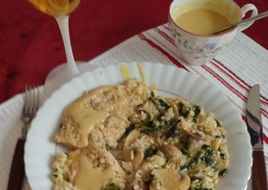 Chicken & mushroom Traybake