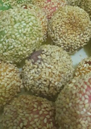 Foto resep Onde2 pelangi endessss