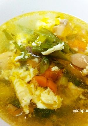 Foto resep Sop Bunga Telur Jamur Kancing