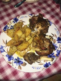 Φωτογραφία της συνταγής Αρνάκι με πατάτες στο φούρνο