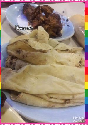 A picture of Malai_Beef_Boti_With_ Chapati.