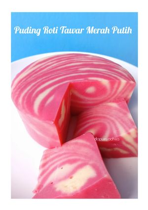 Foto resep Puding Roti Tawar Merah Putih🇲🇨