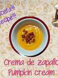 Crema de zapallo, pumpkin cream, potage