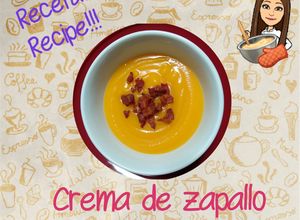 Una foto de Crema de zapallo, pumpkin cream, potage