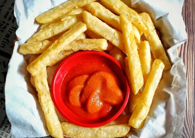 Homemade French Fries (Stik Kentang Goreng)