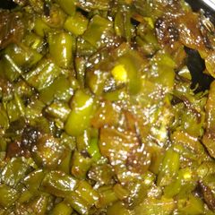 A picture of Beans stir fry.