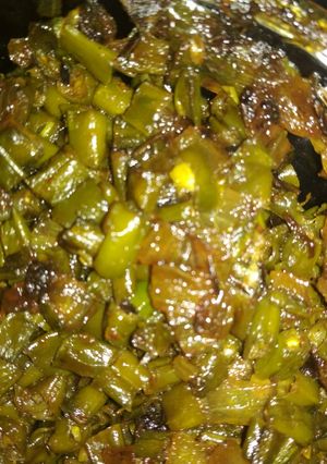 A picture of Beans stir fry.