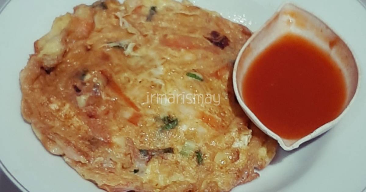 Resep 275. Crabstick Omelette Korean Crab Jeon oleh Irma Rismayanti