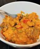 Seitán con Verduras con Tomate