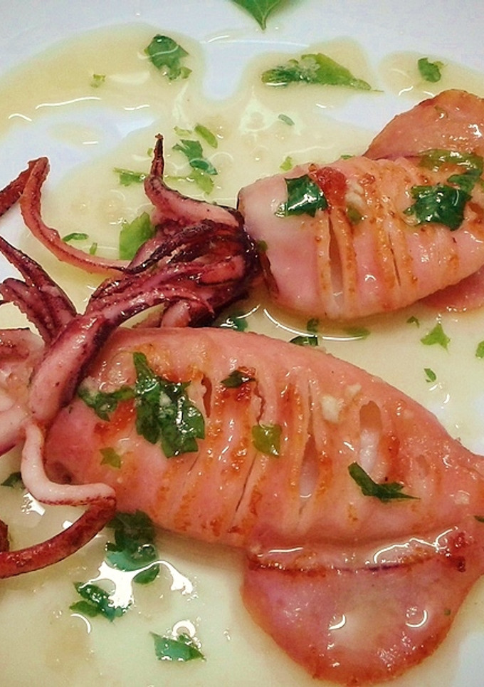 Una foto de Chipirones a la plancha